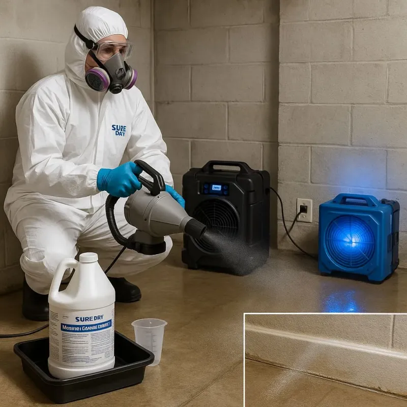 Sanitization and Odor Removal process in Orono, MN